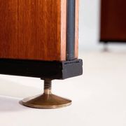 1960s Italian teak enfilade with sculptural frame
