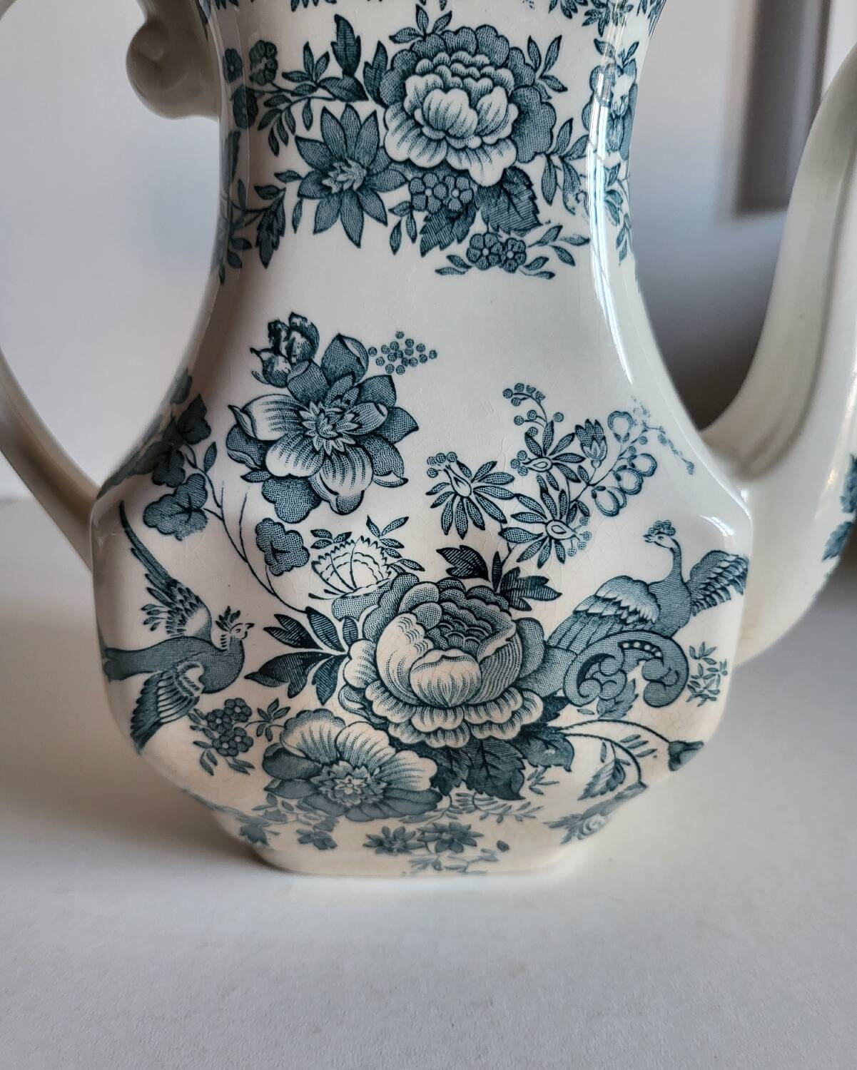 Verseuse théière en faïence anglaise enoch wedgwood tunstall