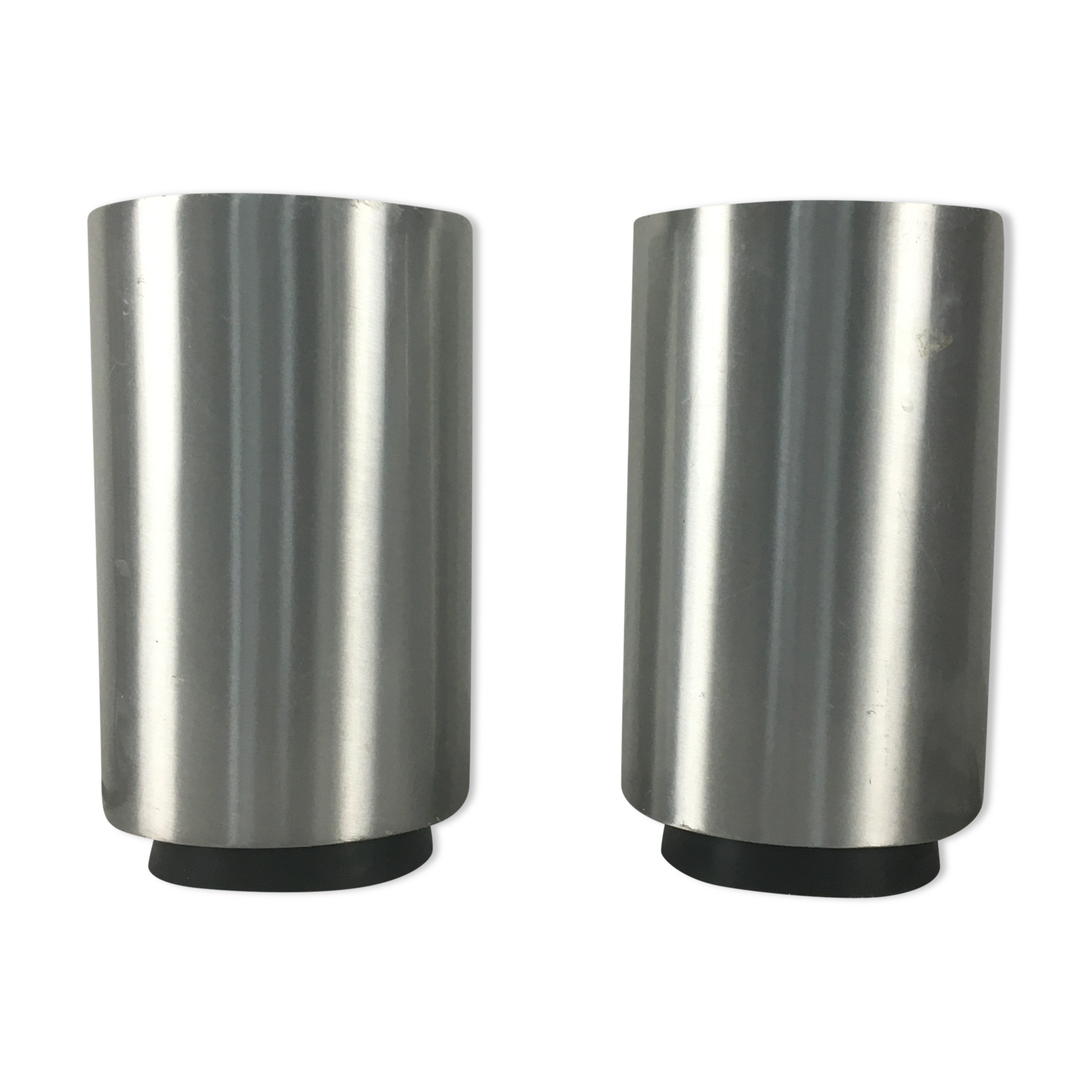 Pair of 1960/70 pipe table lamps published by Concord lighting