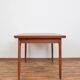 Mid-century danish teak extendable dining table, 1960s
