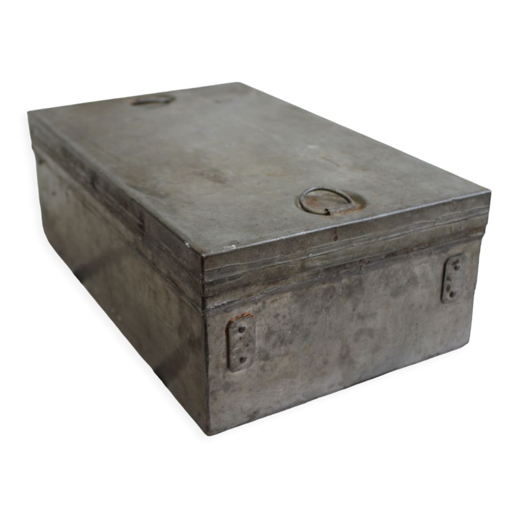 Old wooden military box