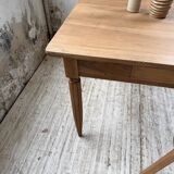 1950s walnut bistro farmhouse table
