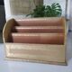 Leather mail holder