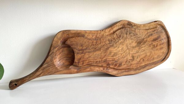 PLANCHE à Découper XL BOIS d’Olivier Vintage