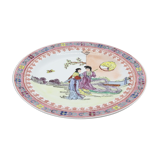 Assiette en email chinoise