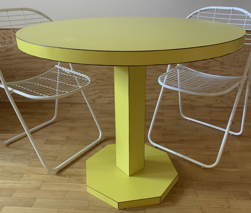 Formica Round Table 1970