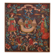 Vintage tapestry in the style of the Middle Ages
