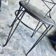 Lot de 2 chaises en fer forgé