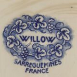 Assiette creuse Sarreguemines Willow