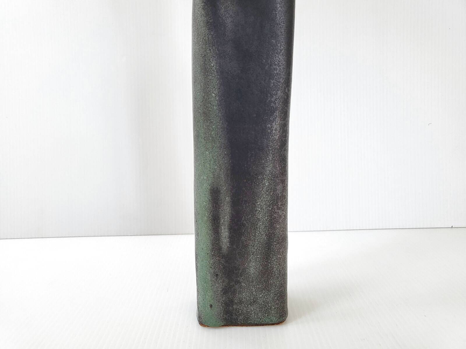 VINTAGE BOTTLE VASE STONEWARE CERAMIC 1960 SIGNED DLG LA BORNE 60S 1960S