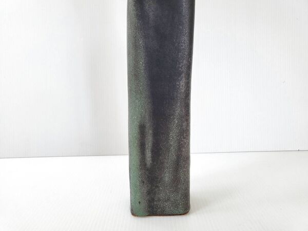 Vase bouteille vintage gres ceramique 1960 signature dlg la borne 60s 1960s