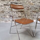 Set of Souvignet folding chairs