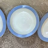 🩵 Set of 3 antique L'Amandinoise dishes 🩵