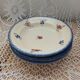 7 Digoin and Sarreguemines soup plates