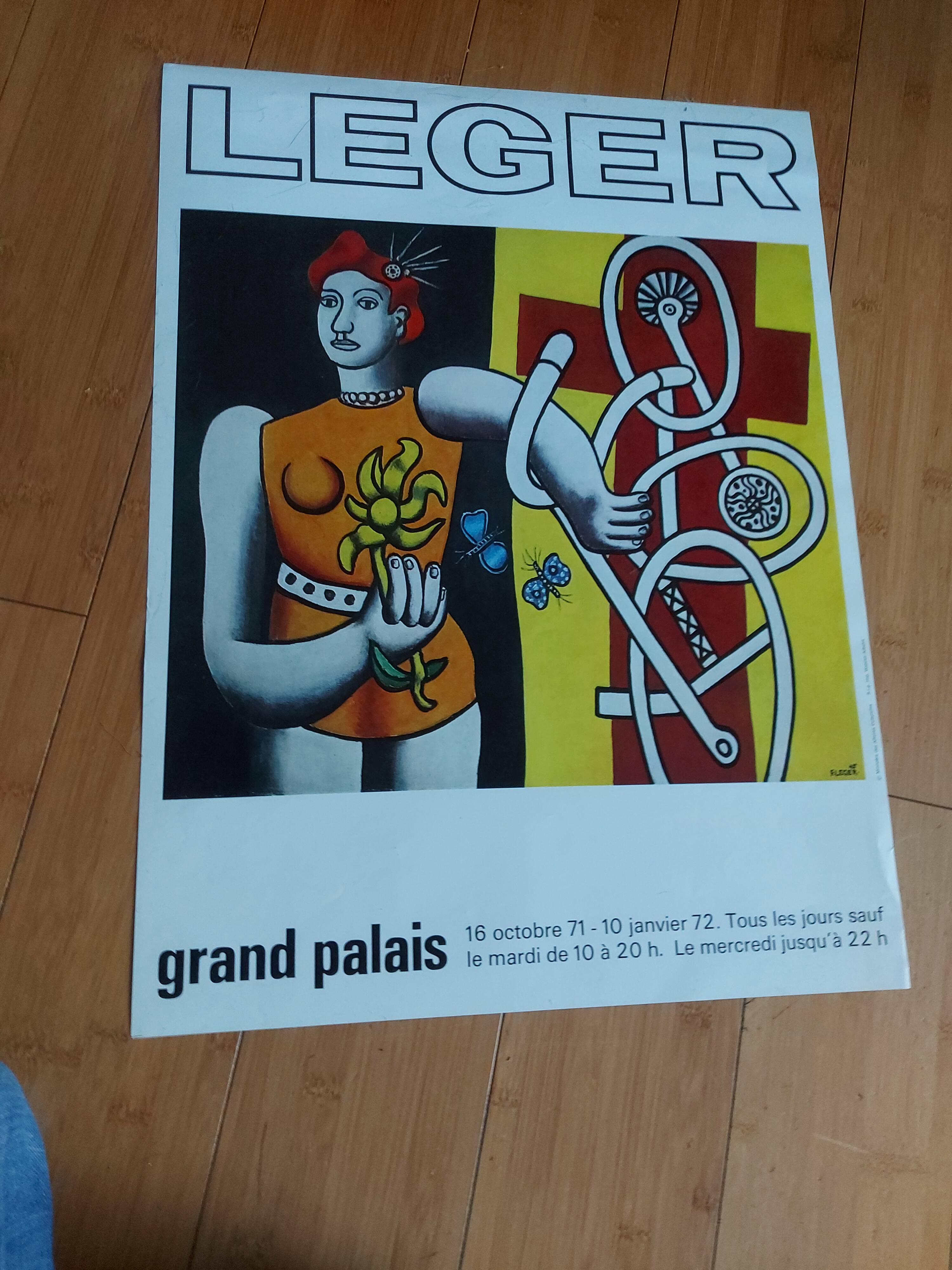 Affiche Fernand Léger, grand palais