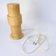 Alabaster stepped circular table lamp, Spain, 1970s