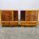 Pair of Italian Mid-Century Walnut Nightstands, 1950s
