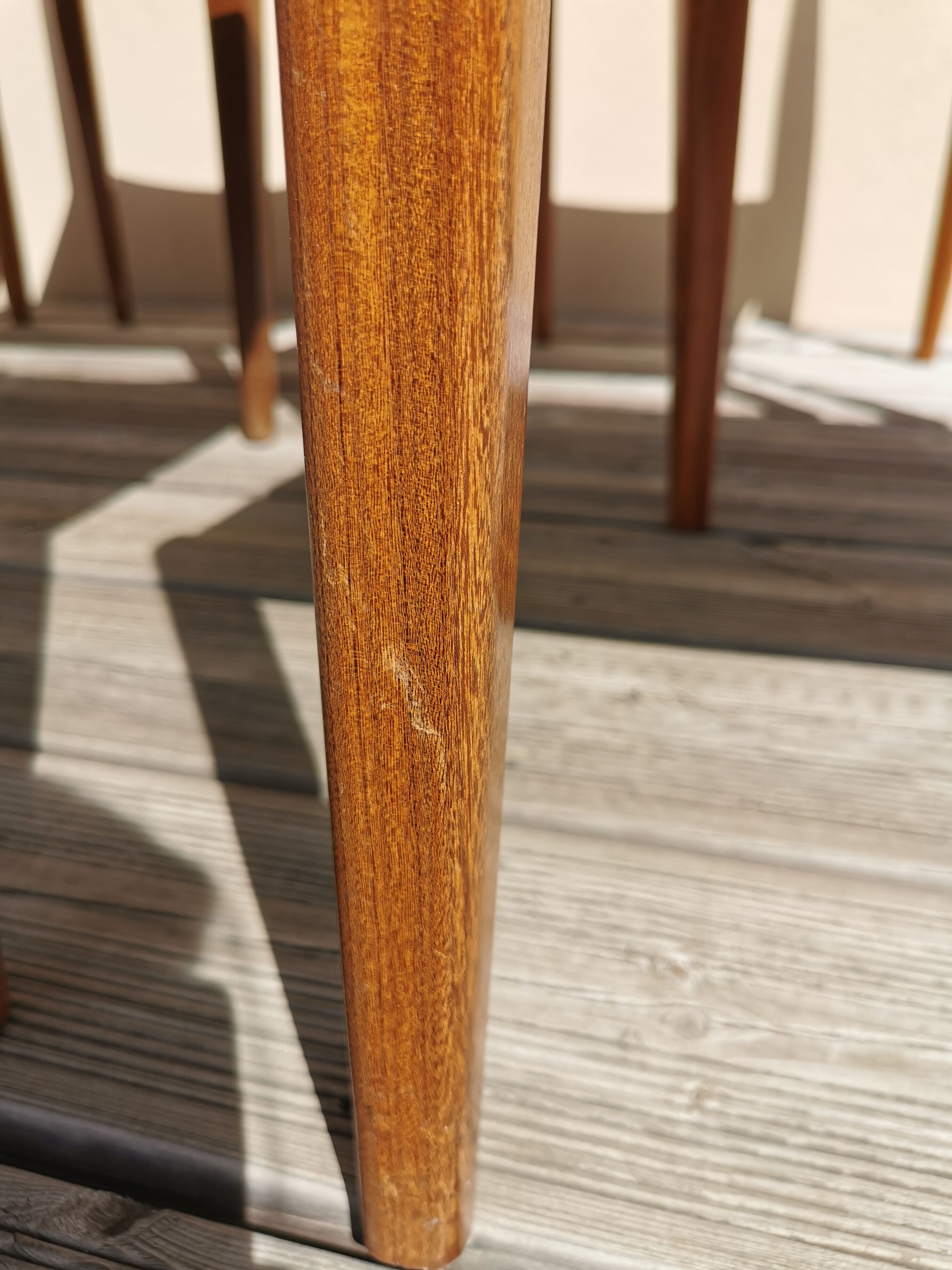 Teak chairs