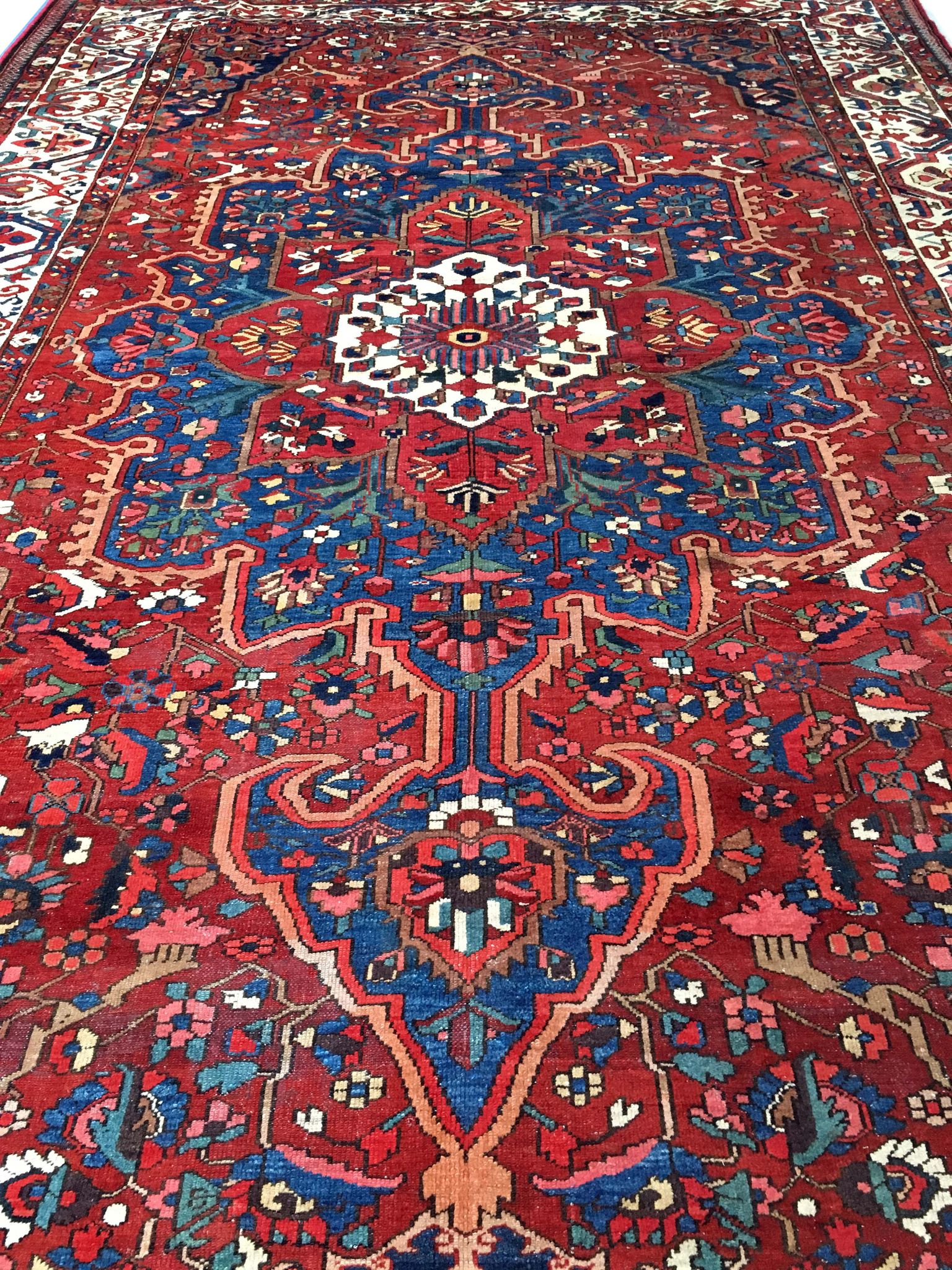 Oriental rug: former bakhtiari, 490 x 325