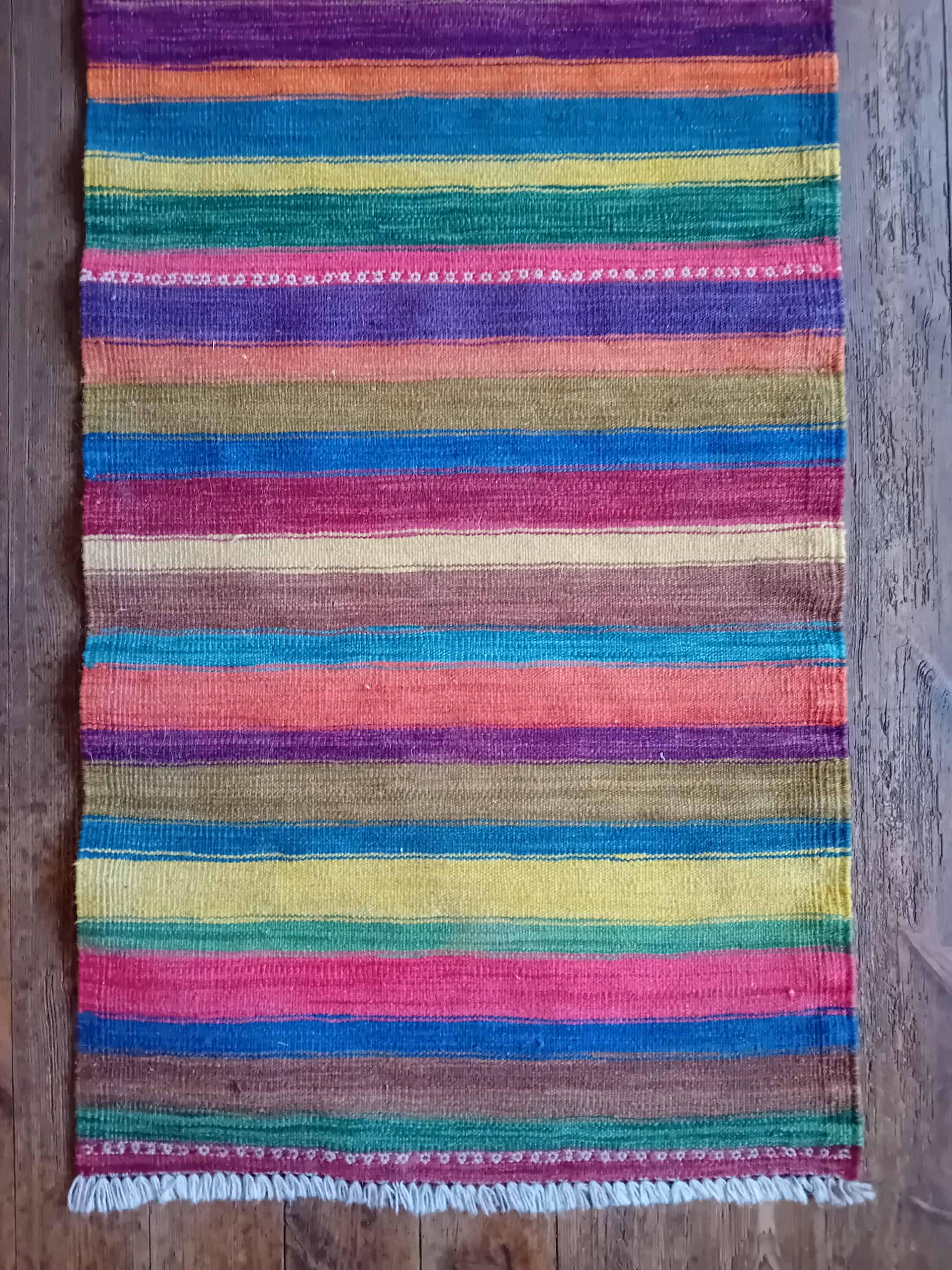 Handmade Indian Kilim 200x64cm