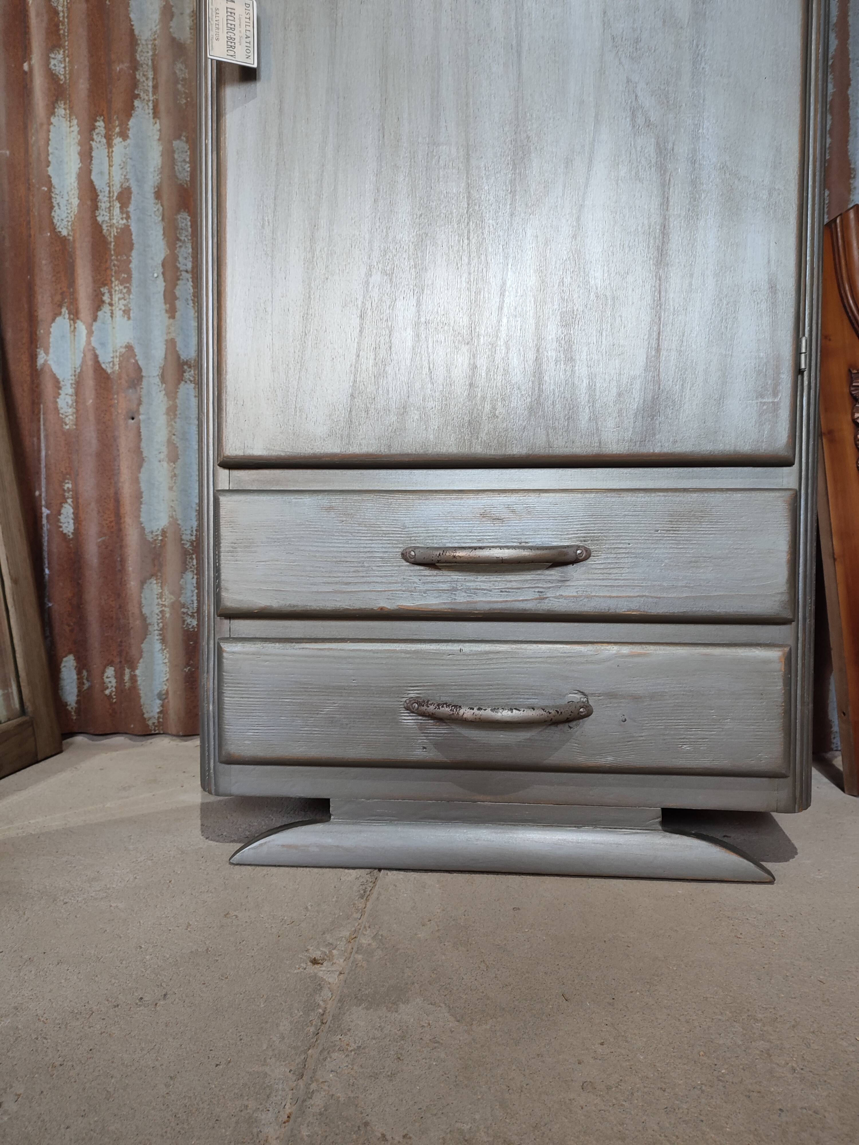 Beautiful vintage wardrobe restored in the mid-20th century.