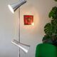 Lampadaire 70's, Italie, chrome et aluminium