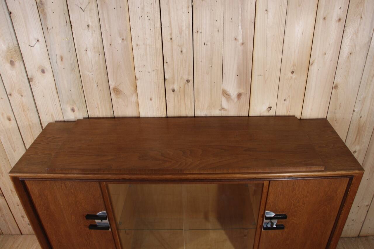 Art Deco Period Sideboard in Light Oak