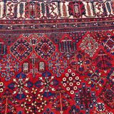 Large handmade former Persian Joshaghan rug 242x335 cm