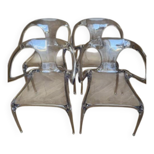 chaises roche bobois transparentes