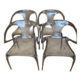 transparent Roche Bobois chairs