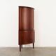 Meuble d'angle en teck, années 1970, design danois, fabrication : Danemark