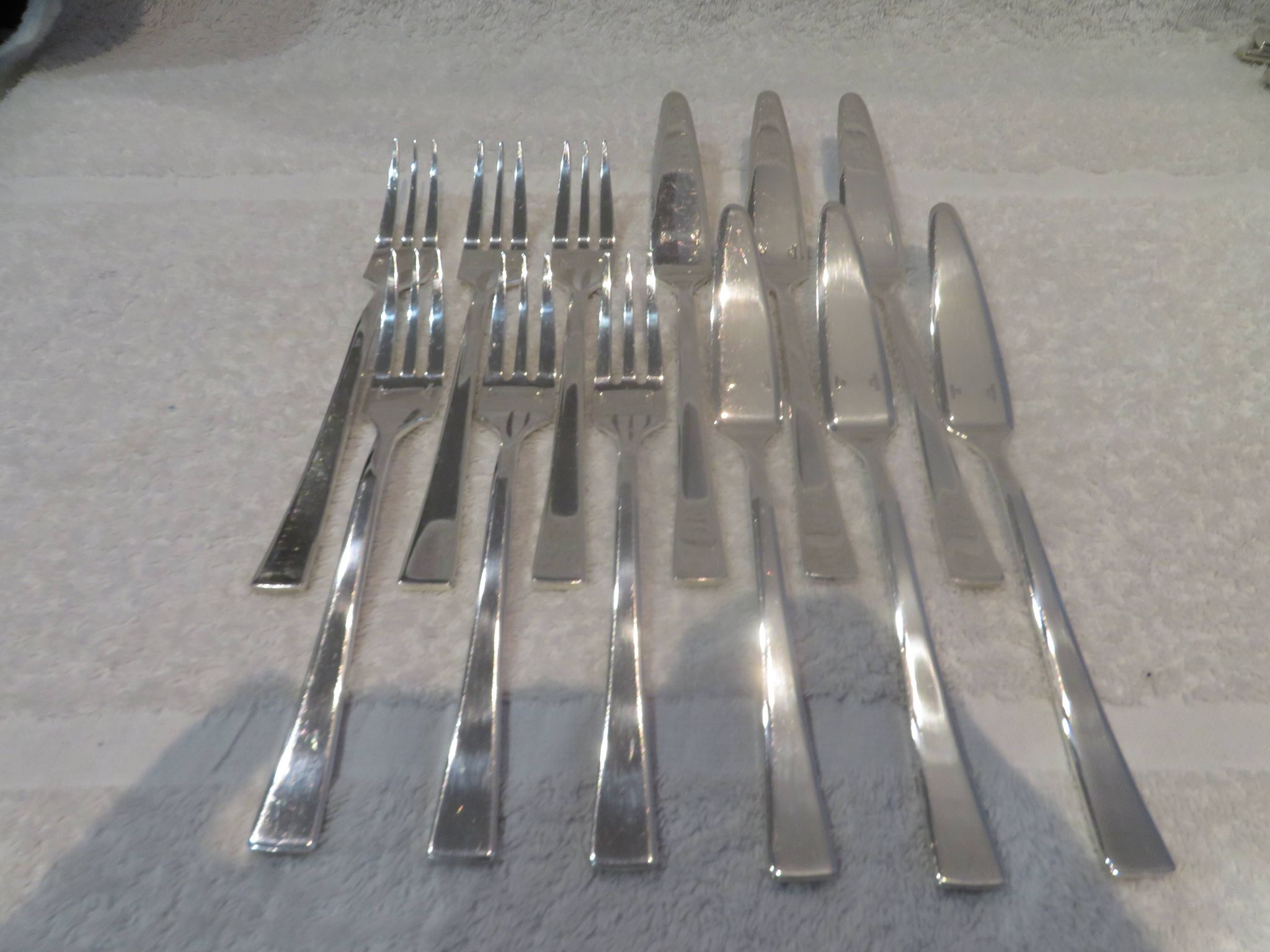 6 couverts à poisson 12p métal argenté orfèvre Christofle Concorde