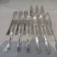 6 fish cutlery sets 12p silver plated metal goldsmith Christofle Concorde