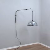 Applique murale extensible vintage chromée des années 1970