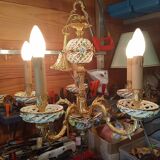 Open porcelain chandelier