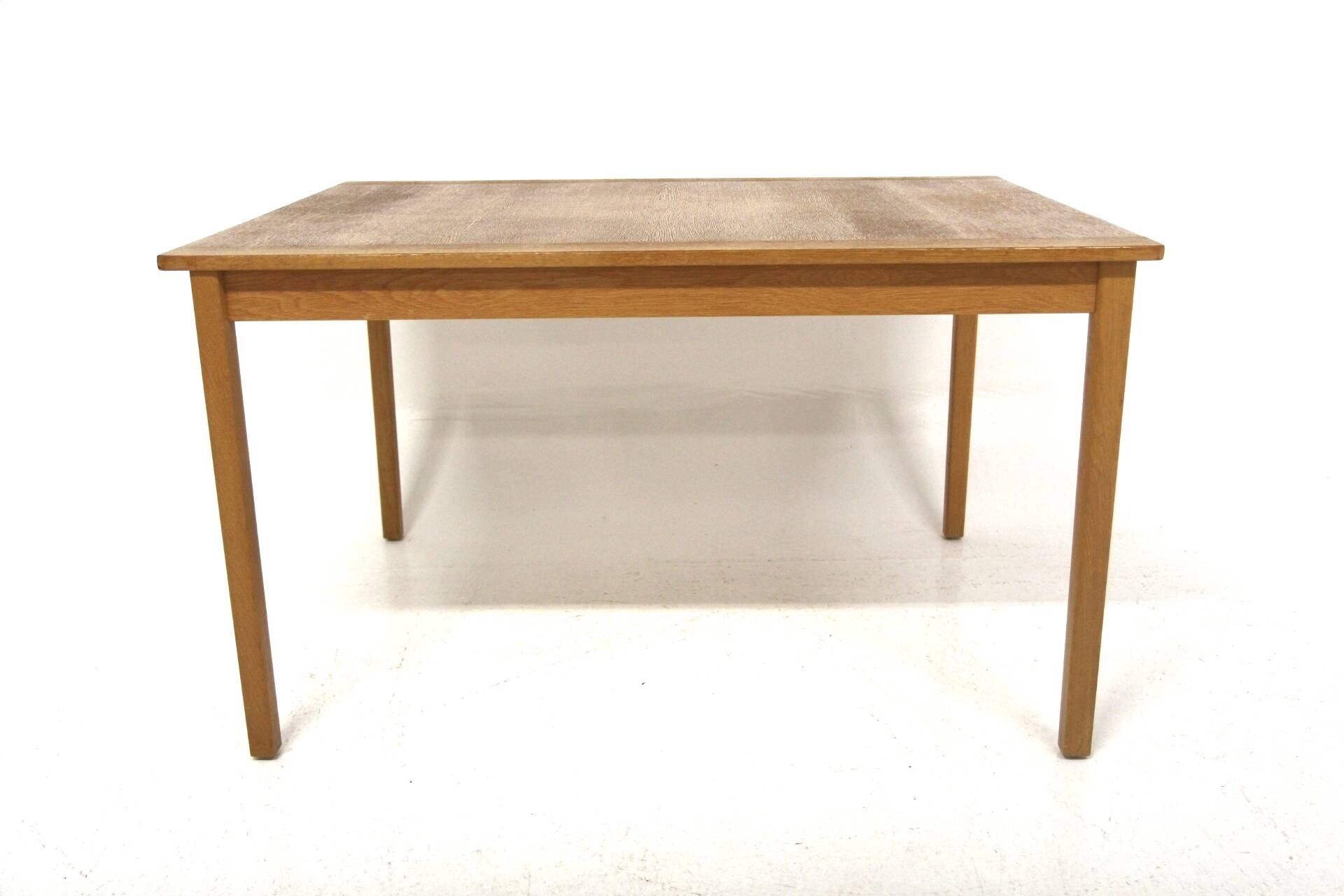 Oak “portfolio” dining room table, Sweden, 1960s