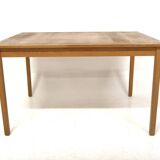 Oak “portfolio” dining room table, Sweden, 1960s