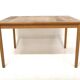 Oak “portfolio” dining room table, Sweden, 1960s