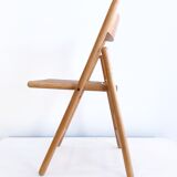 Chaise pliante cannée