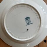 Series of 4 mismatched soup plates “Terre de Fer”