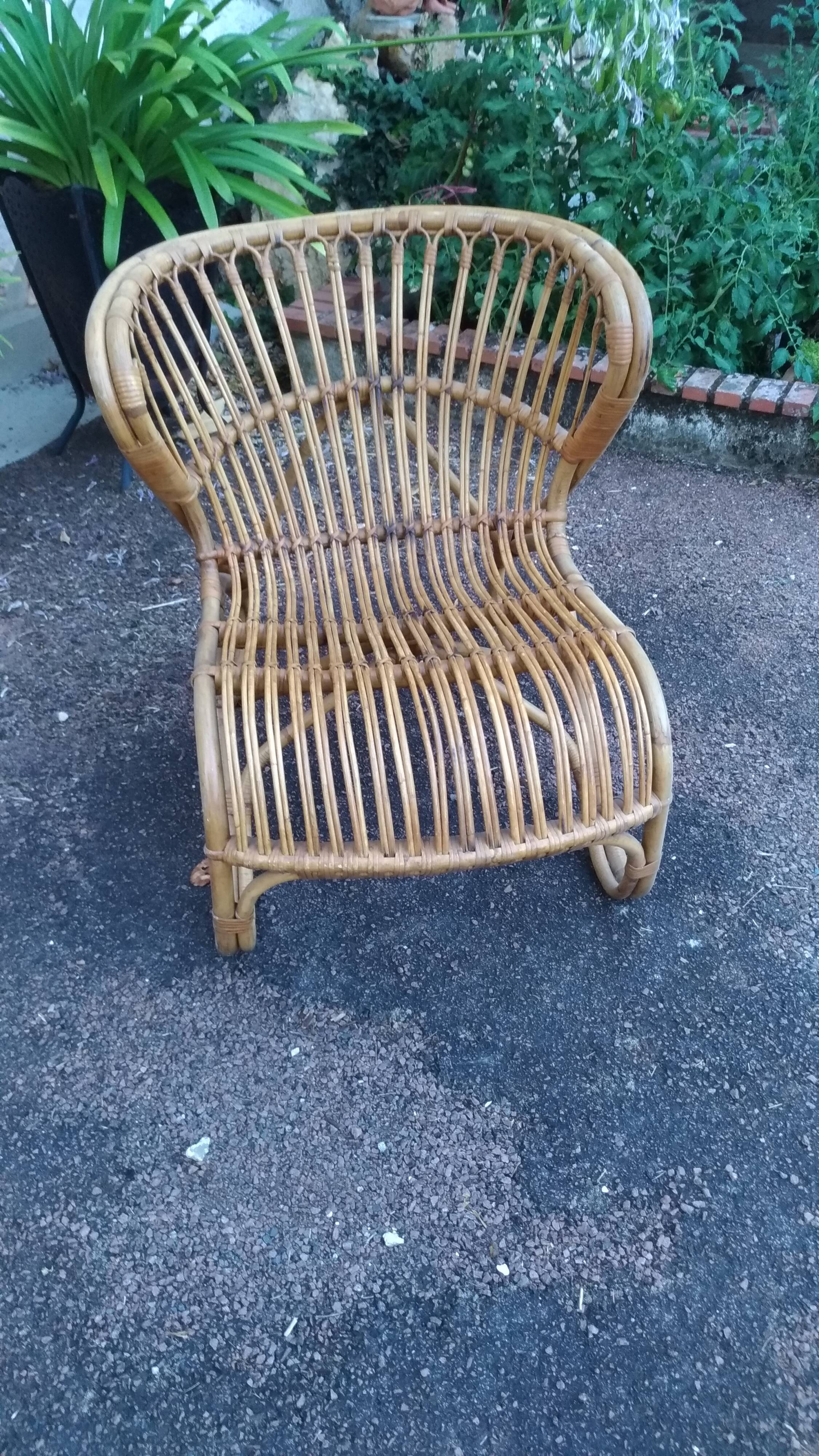 Viggo Boesen design rattan chair