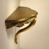 Old gold wall console 39 cm