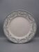 Antique serving dish in creil montereau earthenware, mignon model.