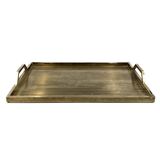 Hollywood regency brass tray, Italy 1970s