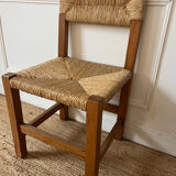 Rustic straw chair
