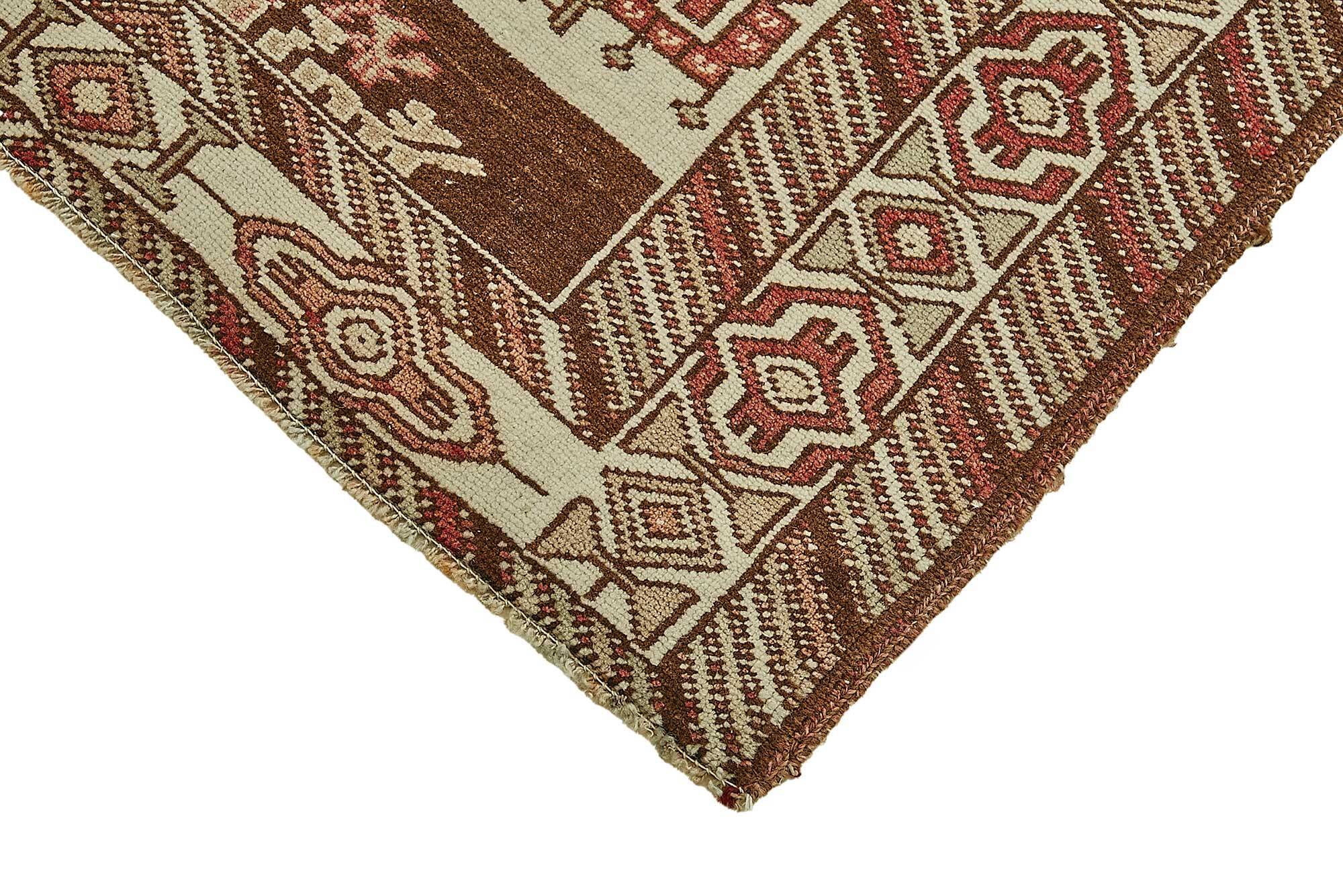 Turkish Vintage Anatolian Rug 100 cm x 197 cm
