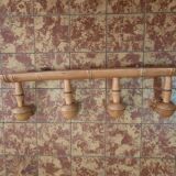 Wooden coat rack