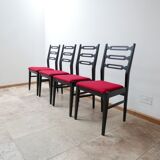 Set of mid-century scandinavian dining chairs