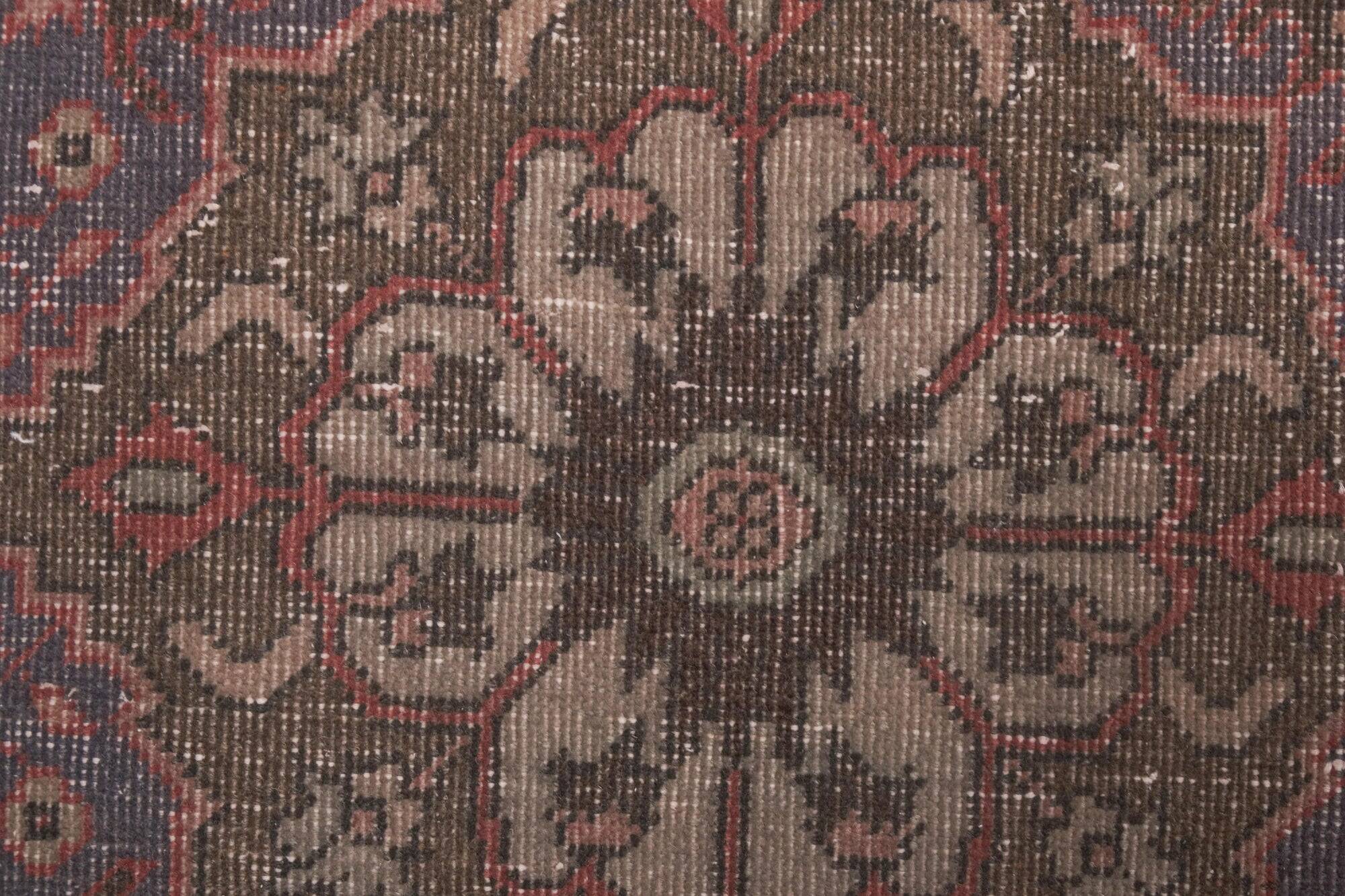 Vintage Turkish hallway rug 101x404 cm