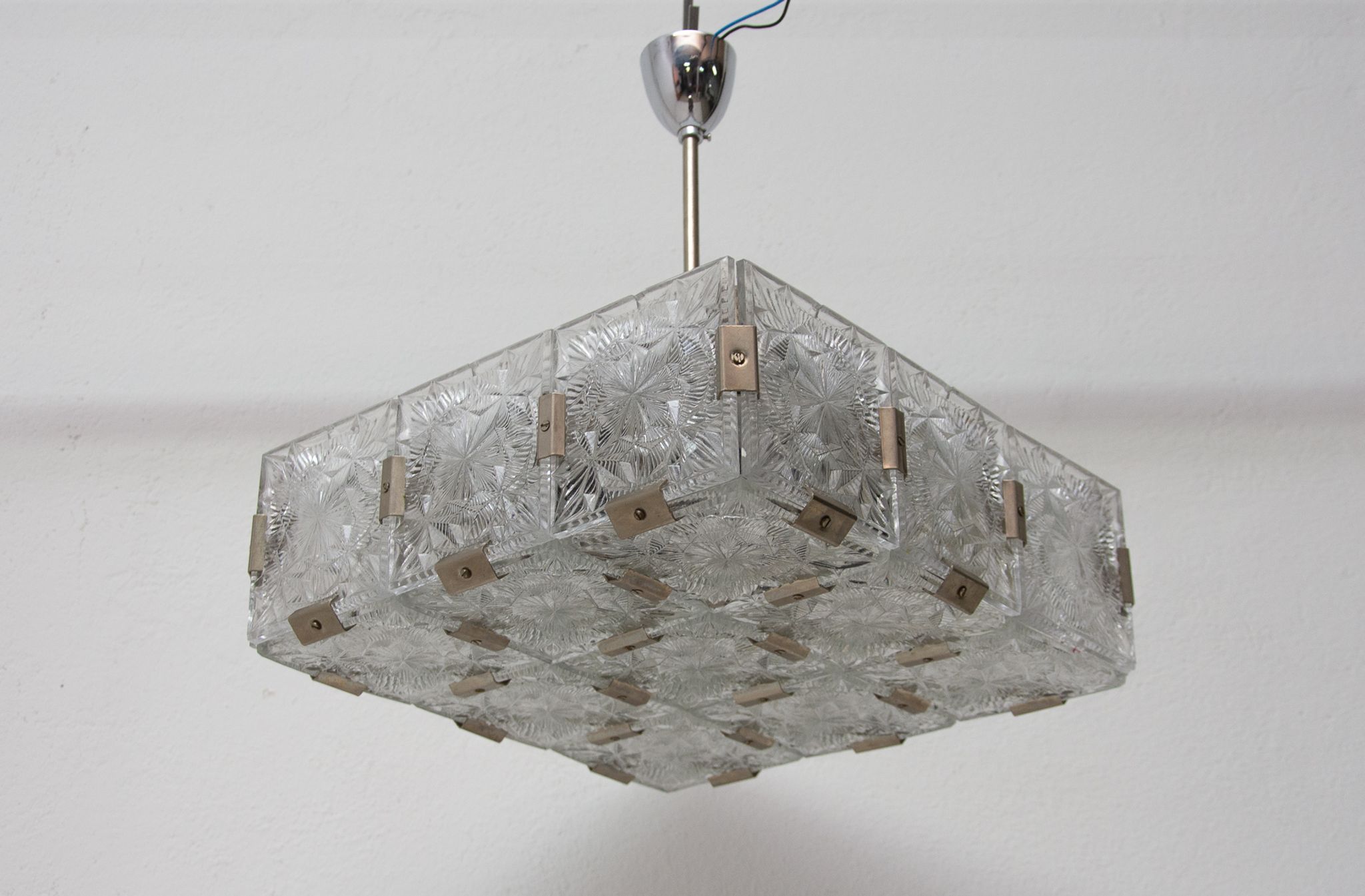 Hanging lamp by Kamenický Šenov, 1970